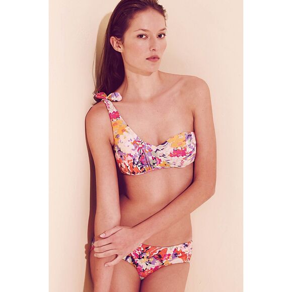 NWT Zimmermann Chelsea Tarzan One Shoulder Floral Bikini - Top 6 Bottoms 10 - Picture 2 of 12